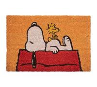 Erik - Felpudo Snoopy - Fibra de coco antideslizante e impermeable - 40x60 cm