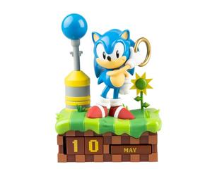 Grupo Erik Sonic Calendario Perpetuo 3D | Sonic figura, Decoracion Habitacion Gamer, Calendario sobremesa, Regalo para Fans, Merchandising Oficial (8,6x19 cm)