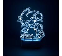Grupo Erik Lampara Sonic luz LED escritorio - Decoracion gamer : Sonic juguete - Regalo adolescente chico| Lampara de mesita de noche MULTICOLOR - Decoracion habitacion juvenil : Accesorios gaming