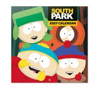 Grupo Erik South Park Calendario 2027 Pared - Almanaque 2027 30x30cm | Planificador Mensual, 12 Ilustraciones, Póster Incluido, Retractilado, En 6 Idiomas, South Park merchandising