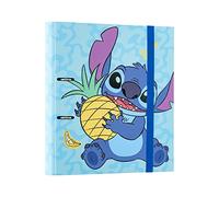 Grupo Erik Stitch Carpeta Anillas A4 - Archivador 2 Anillas | Archivadores Escolares para Niños y Niñas, Material escolar, Tapa Dura con Banda elástica, Merchandising Oficial