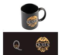 Grupo Erik Taza de Café Queen - Taza Desayuno en Ceramica 350 ml | Tazas Originales para Regalar, Apta para Microondas y Lavavajillas