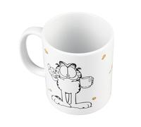 Grupo Erik Taza Garfield - Taza café para desayuno, De Cerámica 350 ml │ Apta para Lavavajillas y Microondas, Regalo cumpleaños