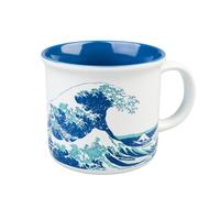 Grupo erik taza ola de kanagawa - taza café para desayuno, de cerámi