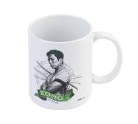 Grupo Erik Taza One Piece Netflix Roronoa Zoro - Taza desayuno | Taza cerámica 350ml, Taza te y café, Licencia oficial