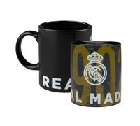 Grupo Erik Taza Real Madrid - Real Madrid niño Regalos : Cambia de color | Tazas desayuno o Tazas de caf : Cerámica, 350ml Merchandising Oficial