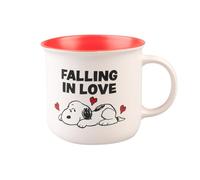 Grupo Erik Taza Snoopy San Valentín - Taza café para desayuno | De Cerámica 350 ml, Snoopy regalos, Apta para Lavavajillas y Microondas