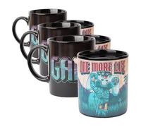Grupo Erik Taza termocolora Gameration One More Life - Taza desayuno Gamer cambiante de color - Taza cerámica 350ml - Taza te - Taza café (Paquete de 3)