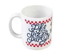 Grupo Erik Taza Tortugas Ninja - Taza café para desayuno, De Cerámica 350 ml │ Apta para Lavavajillas y Microondas, Regalo cumpleaños