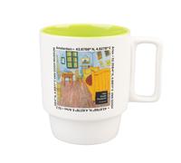 Erik Tazas de café Van Gogh 350 ml Cerámica Regalo Cumpleaños Mujer Amantes del arte