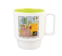 Erik Tazas de café Van Gogh 350 ml Cerámica Regalo Cumpleaños Mujer Amantes del arte