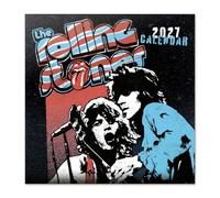 Grupo Erik The Rolling Stones Calendario 2027 Pared - Almanaque 16 Meses | 30x30cm, Planificador Mensual, 12 Ilustraciones en Sobre Protector, En 6 Idiomas, Rolling Stones merchandising oficial
