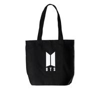 Grupo Erik Tote Bag Cremallera BTS - Bolsa de Tela en Algodón Reutilizable con Asas para la Compra o Universidad | BTS Merch (40 x 42 x 10 cm)