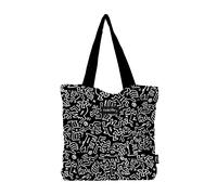 Grupo erik tote bag negro keith haring - bolsa tela mujer para univers