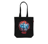 Grupo Erik Tote Bag Tela Stranger Things Merchandising Personajes - Bolso Shopper Grande Mujer y Hombre, asas cómodas - Bolsa Compra Plegable Reutilizable 37x39cm| Regalos originales Mujer y Hombre