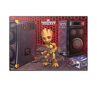 Grupo Erik Vade Marvel Groot - Tapete escritorio - Vade escolar multifuncional | Vade escritorio - Protector escritorio Marvel - Producto con licencia oficial