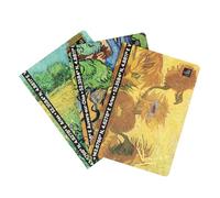 Grupo Erik Van Gogh Libretas A5 - Pack de Cuadernos A5 | 3 formatos distintos: punteado + hojas blancas + lineas, Con Tapas blandas, 64 págs cada bloc de notas