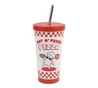 Erik Vaso termo Ketnipz 550 ml con tapa y pajita taza térmica frío o caliente sin BPA con cepillo