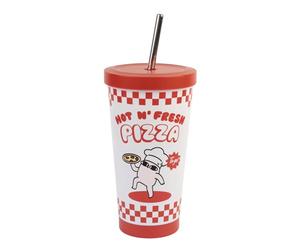 Grupo Erik Vaso termo Ketnipz - Vaso con tapa y pajita 550ml | taza termica con cepillo limpieza, Vaso termico café frio o caliente sin BPA, Termo para café, Taza termo cafe para llevar