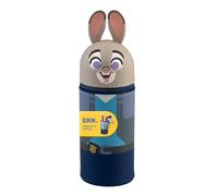 Grupo Erik Zootropolis Estuche Escolar Judy | Estuche Silicona pequeño para niñas y niños, Material escolar y papeleria: Extensible, Impermeable y con Cremallera