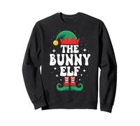 Grupo Familiar Divertido de Navidad a Juego de The Bunny Elf Sudadera