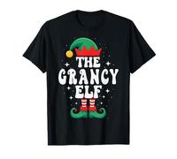 Grupo Familiar Divertido de Navidad a Juego de The Grancy Elf Camiseta