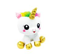 Grupo Moya Figura Muñeca de Trapo Peluche Unicornio Arco Iris 20cm