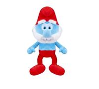 Grupo Moya Figura Peluche Los Pitufos 32cm Relleno y Exterior Fabricados con Material 100% Reciclado, Apto para Todas Las Edades (Papá Pitufo)