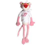 GRUPO MOYA Pantera rosa de peluche con camiseta blanca - Grande Altura 50 cm - Pink Panther - Color rosa