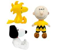 Grupo Moya Peluche 20 cm - Snoopy, Woodstock y Charlie Brown - Muñeco de Peluche Suave para Niños y Coleccionistas (Charlie Brown)