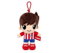 Grupo Moya - Peluche Atlético de Madrid 12 cm Jugador - Muñeco Atleti con Cordón para Colgar | Peluche Atletico, Regalo Colchonero, Merchandising Atlético de Madrid
