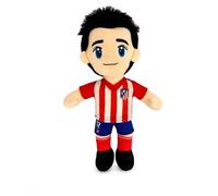Grupo Moya Peluche Atletico de Madrid 25 cm - Muñeco Jugador Aficionado Oficial con Camiseta Rojiblanca, Peluche Suave y Decorativo para Fans, Regalo Atlético de Madrid