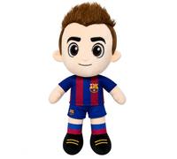 Grupo Moya - Peluche FC Barcelona 25 cm, Muñeco Jugador Barça con Uniforme Azulgrana, Producto Licenciado Oficial, Regalo para Fans, Merchandising FC Barcelona