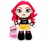 Grupo Moya - Peluche K-Pop Music 20 cm, Muñeca de Tela Suave, Muñeco Decorativo de Poliéster, Regalo para Fans de la Música Coreana, Peluche Coleccionable. (Rosa)