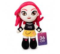 Grupo Moya - Peluche K-Pop Music 36 cm, Muñeca de Tela Suave, Muñeco Decorativo de Poliéster, Regalo para Fans de la Música Coreana, Peluche Coleccionable (Rosa)