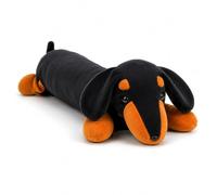 Grupo Moya Peluche Perro Salchicha 30 cm - Muñeco de Peluche Suave y Blandito - Peluche Decorativo Infantil - Juguete de Tela para Regalo Niño y Niña - Color Negro y Marrón