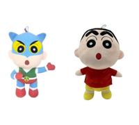 Grupo Moya Peluche Shin Chan 20 cm, Fans, Coleccionistas y Niños (Shin Chan Superhéroe)