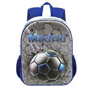 Grupo Moya R. Madrid Mochila Infantil Preescolar 3D con Pelota de Fútbol 31x26x11cm