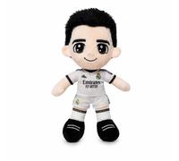 Grupo Moya Real Madrid Peluche Oficial con diseño de Aficionado con Uniforme 2024/25, Ideal para Fans y coleccionistas (25 cm)