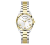 GUESS Reloj de pulsera para mujer Luna GW0308L6, acero inoxidable, Blanco, Vestido