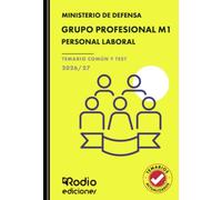 GRUPO PROFESIONAL M1. Personal Laboral. Ministerio de Defensa. TEMARIO COMÚN Y TEST. 2026/27