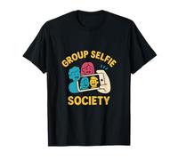 Grupo Selfie Society Bright Filter Camera Art Camiseta