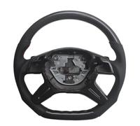 grupo volante coche Compatible Con Benz Para W204 W166 W212 W246 Accesorios Coche Con Reemplazo Conjunto Volante Fibra Carbono PU(With Paddles)