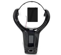 grupo volante coche Compatible Con Para M3 M4 Para M5 M6 F20 F30 F32 F22 F80 F87 F48 F45 F31 F10 Cubiertas Molduras Luces Volante Pantalla Ajuste Inteligente(Carbon Fiber)