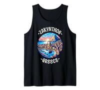 Grupo Zakynthos Grecia Y Zante Camiseta sin Mangas