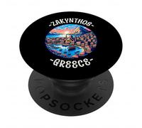 Grupo Zakynthos Grecia Y Zante PopSockets PopGrip Adhesivo