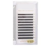 Grupos de extensiones de pestañas DIY de 8 mm a 12 mm Mezcla de 10 filas D Curl Pestañas gruesas y esponjosas y suaves 5D para principiantes Uso en salones de belleza Material de