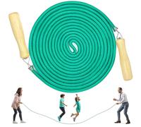 Grupos Saltar Cuerda, Salto Cuerda Multijugador, El mejor equipo Longitud Cuerda Salto para Deportes Escolares Actividades Aire Libre 5 Metros -7 Metros -10 Metros (B Mod. - Verde, 7M)