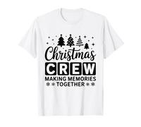 Grupos y Amigos de Trajes navideños a Juego para la tripulación navideña Camiseta