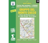 Gruppo del Monte Cucco. Parco del Monte Cucco, M. della Strega, M. le Siere. Carta dei sentieri 1:25000